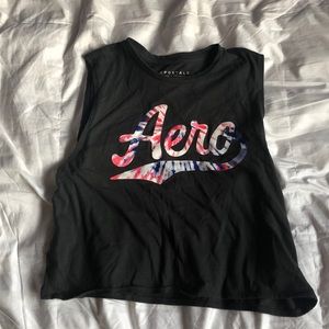 Aero cropped tank top